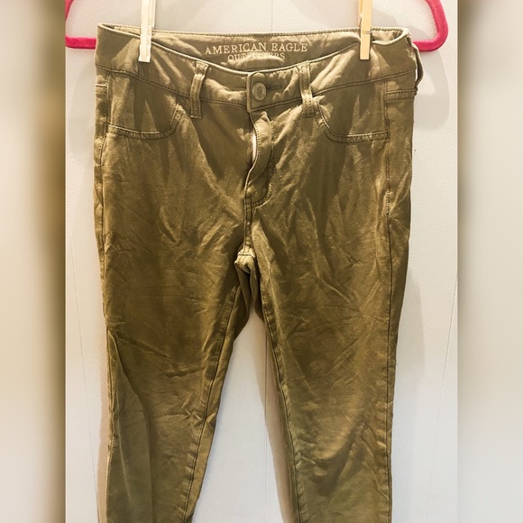 American Eagle Green Jeans - Picture 1 of 3